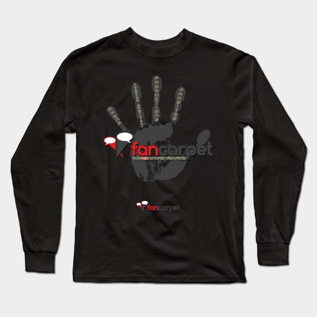 Welcome to the 5th Wave: Hand Print Long Sleeve T-Shirt by The Fan Carpet Network